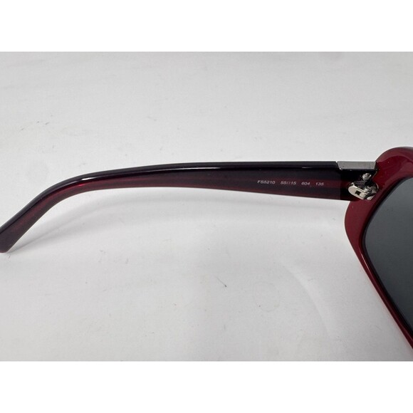 Fendi FS5210 Sunglass Frames Only 55-15-135 Red Burgundy Italy 604 Authentic main image 8